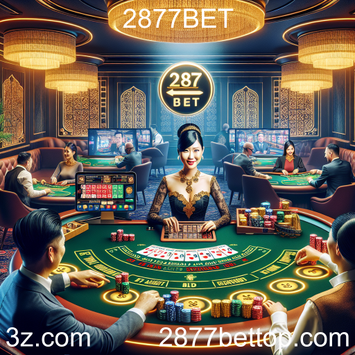 A Emoção do Cassino Ao Vivo no 2877BET